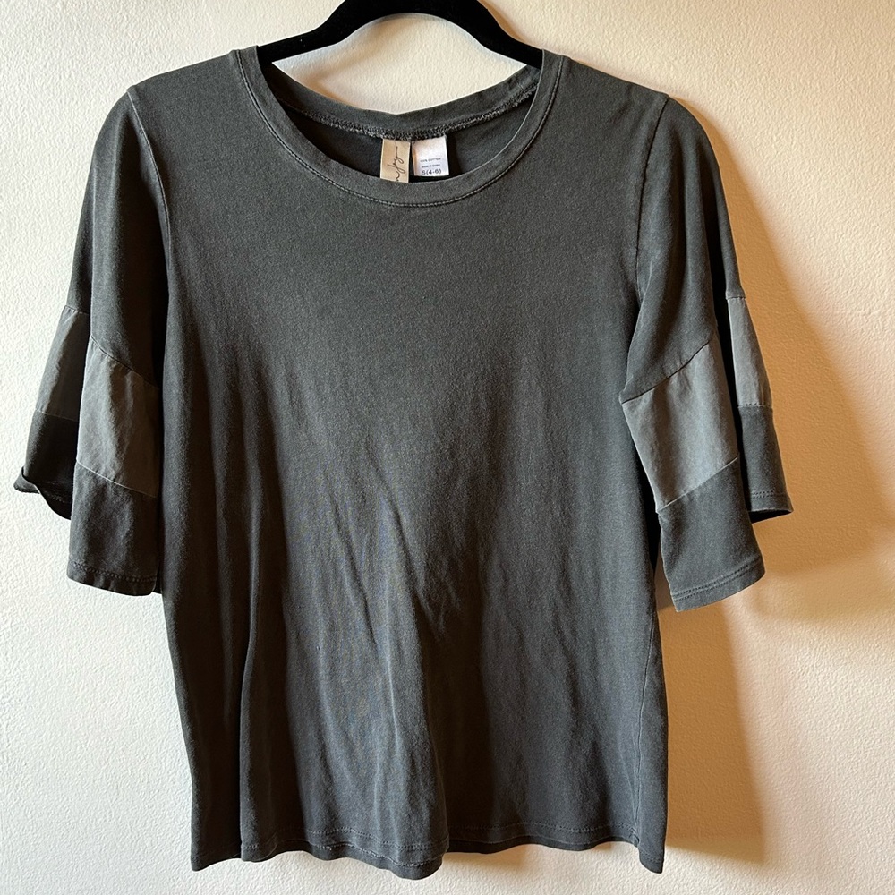 Allison Joy Gray Bell Sleeve Tee